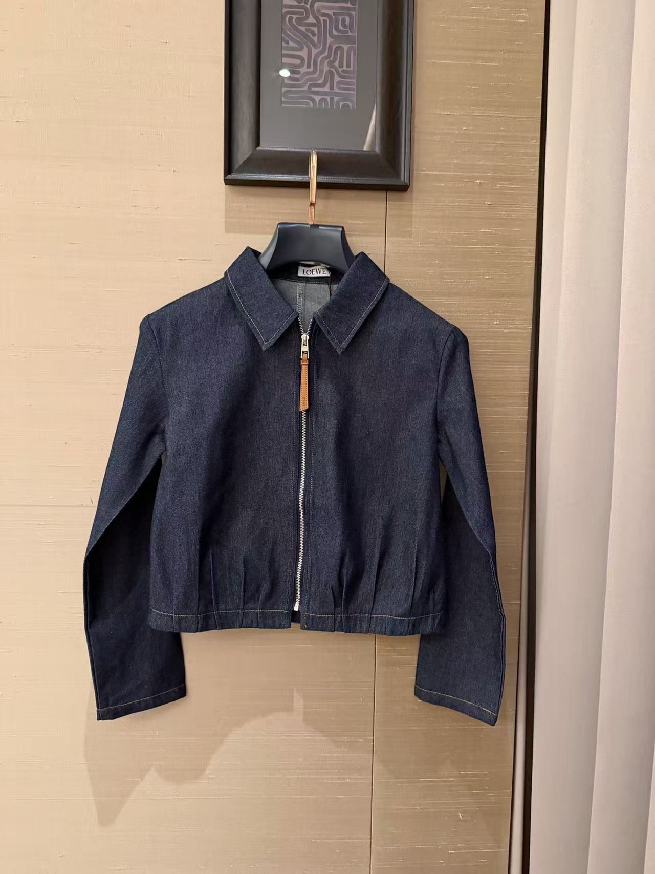 L0WEW デニムジャケットとパンツのツーピースセット【50％割引+送料無料】