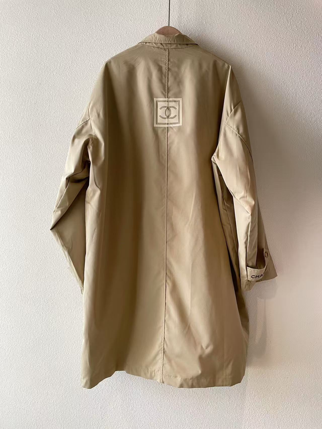 CHANE1 シンプルロングトレンチコート【50％割引+送料無料】