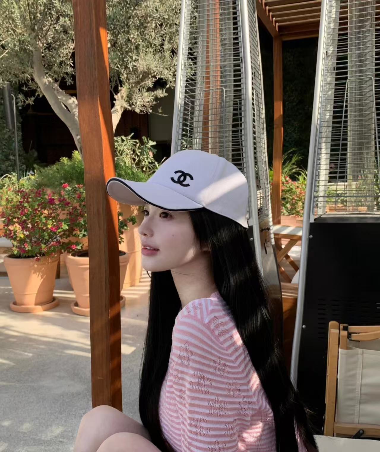 CHANE1 シンプルダブルCベースボールキャップ【50％割引+送料無料】