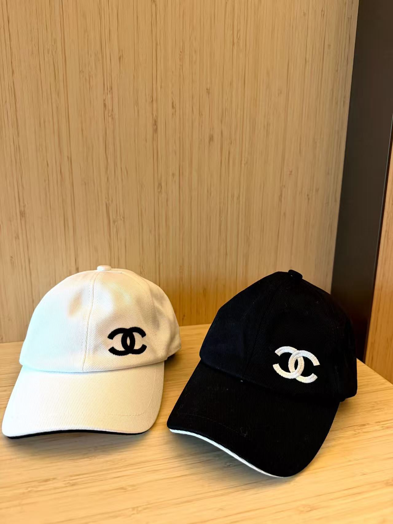 CHANE1 シンプルダブルCベースボールキャップ【50％割引+送料無料】