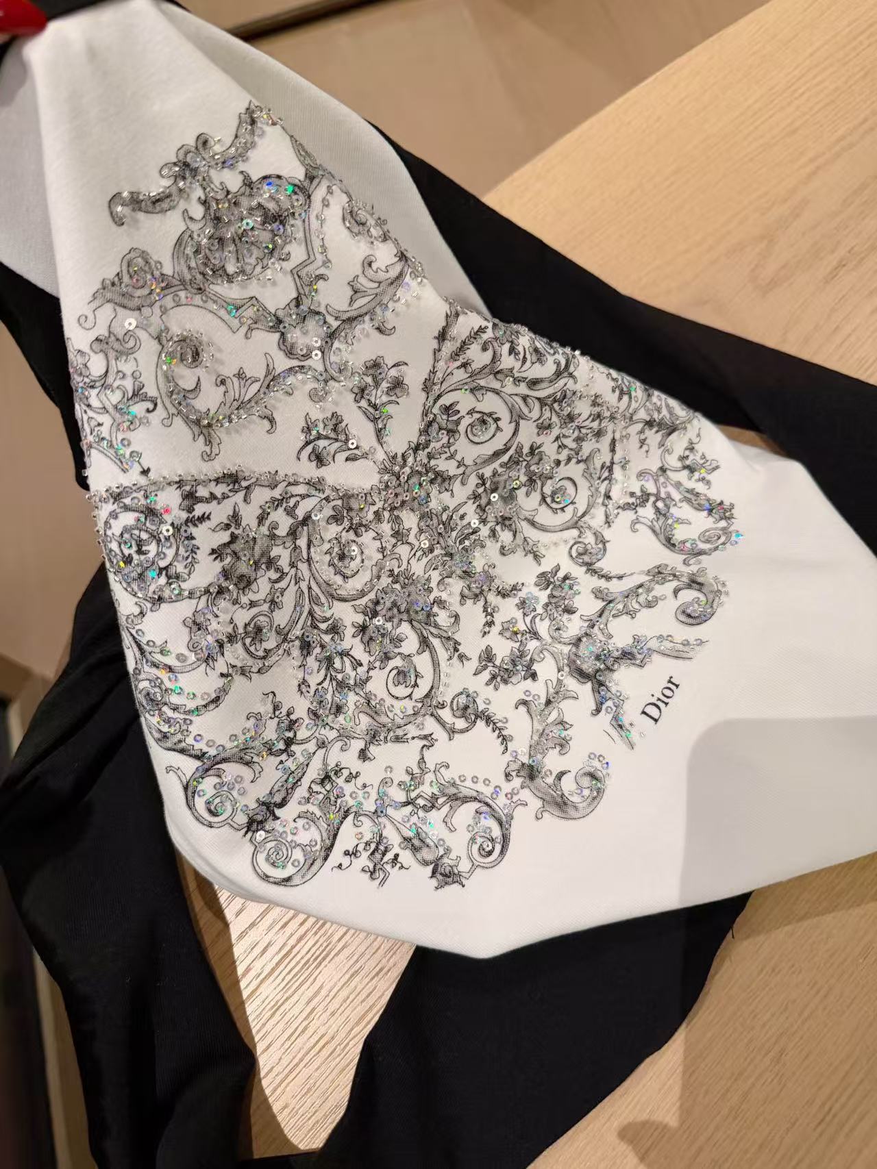 DIOR プリント カラーブロック Tシャツ【50％割引+送料無料】