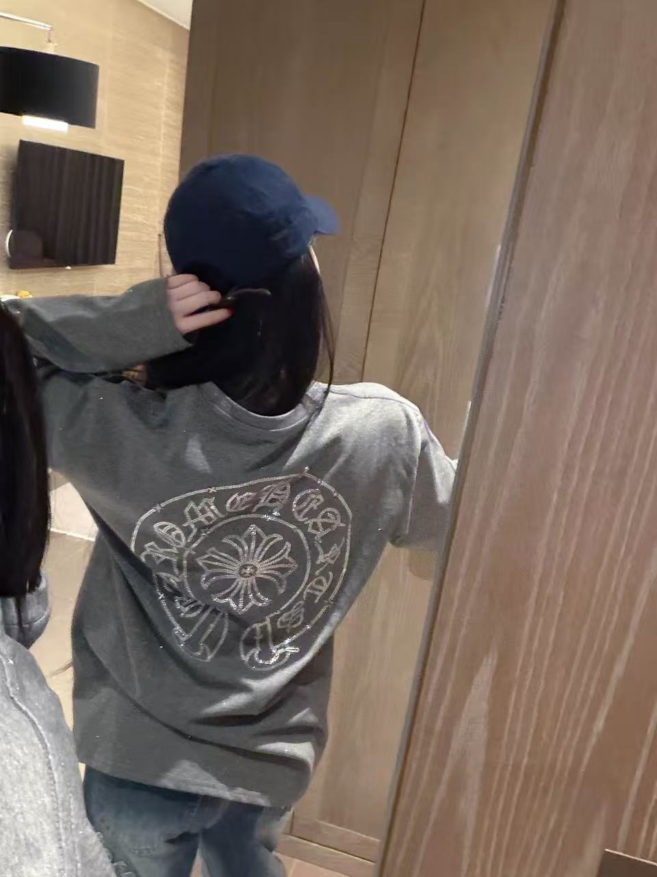 Chr0me HeartsラインストーンピンTシャツ【50％割引+送料無料】