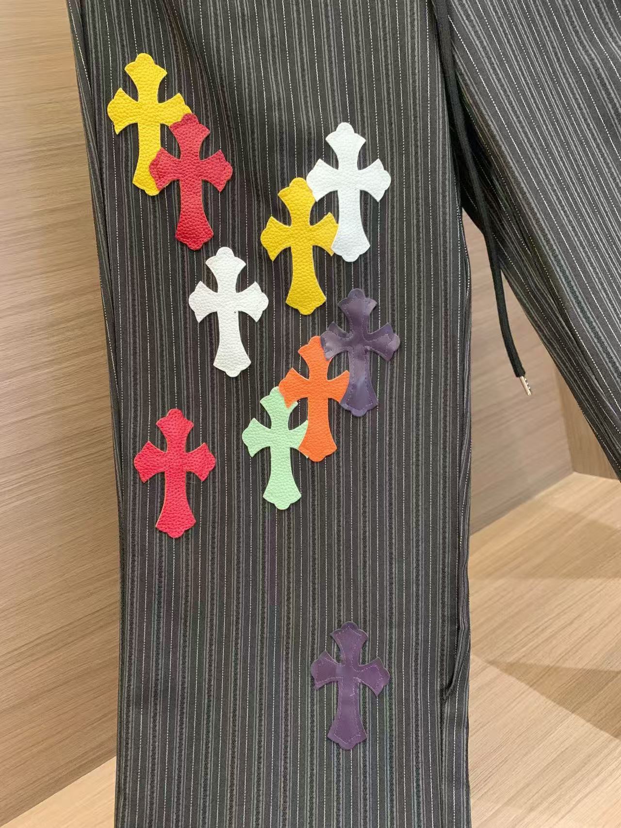 Chr0me Heartsカラフルなクロスラベルカジュアルパンツ【50％割引+送料無料】