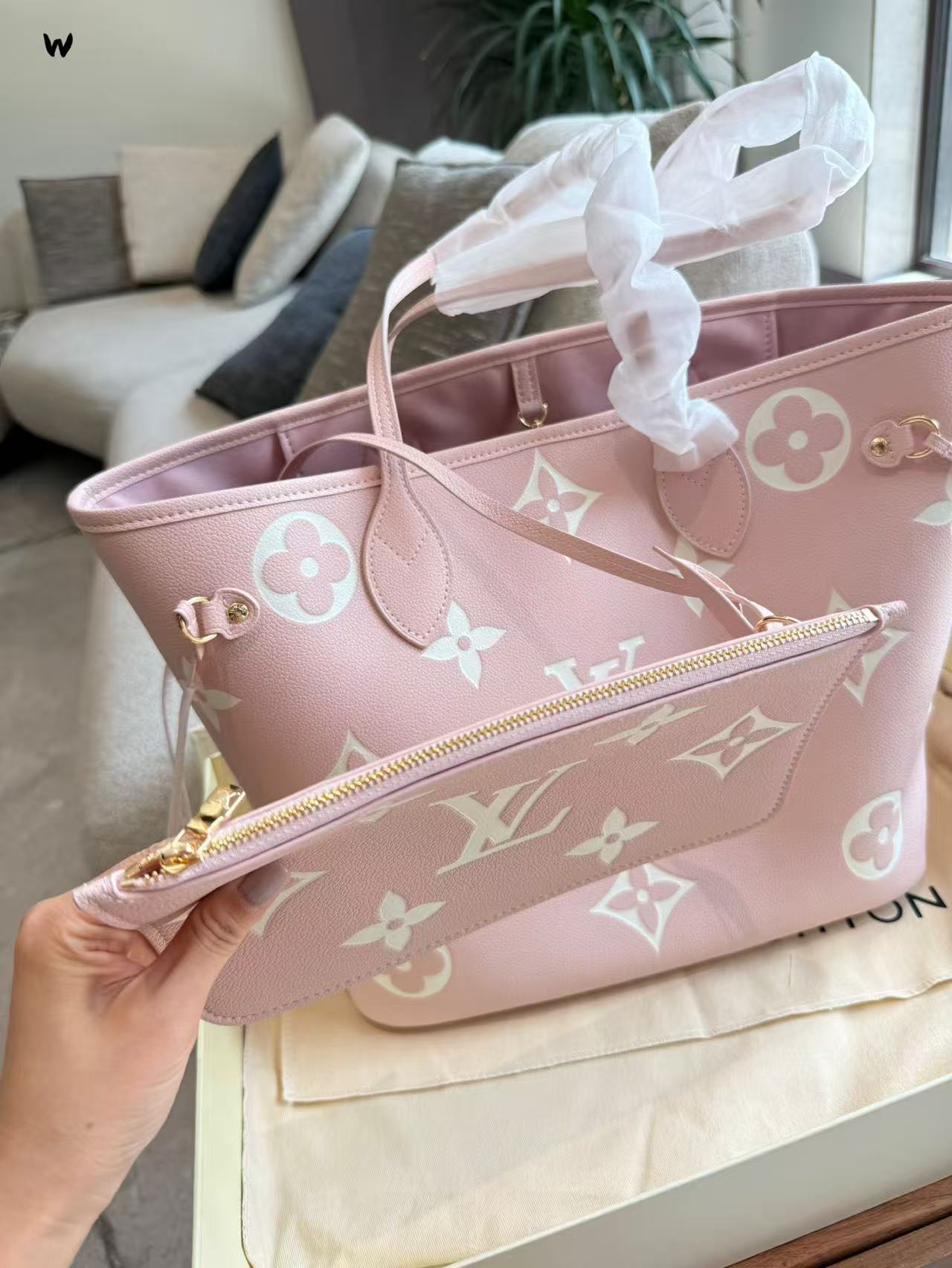 LV四つ葉のクローバーショッピングバッグ【50％割引+送料無料】