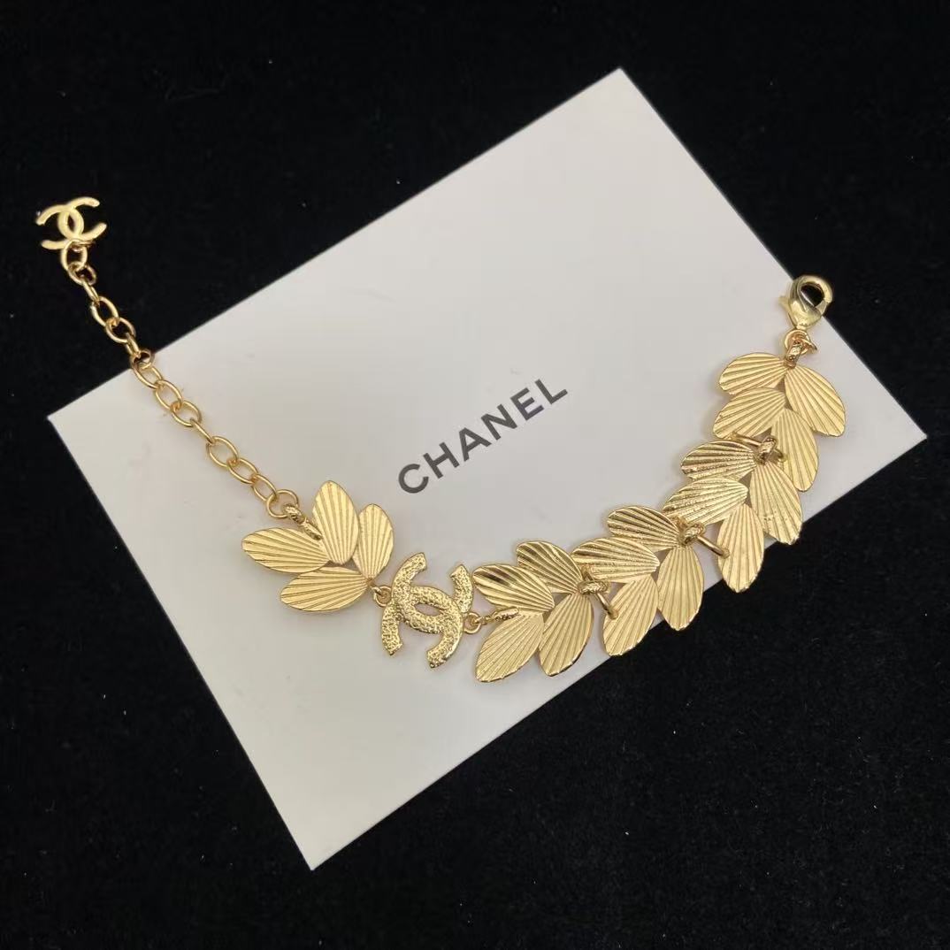 CHANE1 ダブルC ダイヤモンド ウィートイヤーブレスレット【50％割引+送料無料】