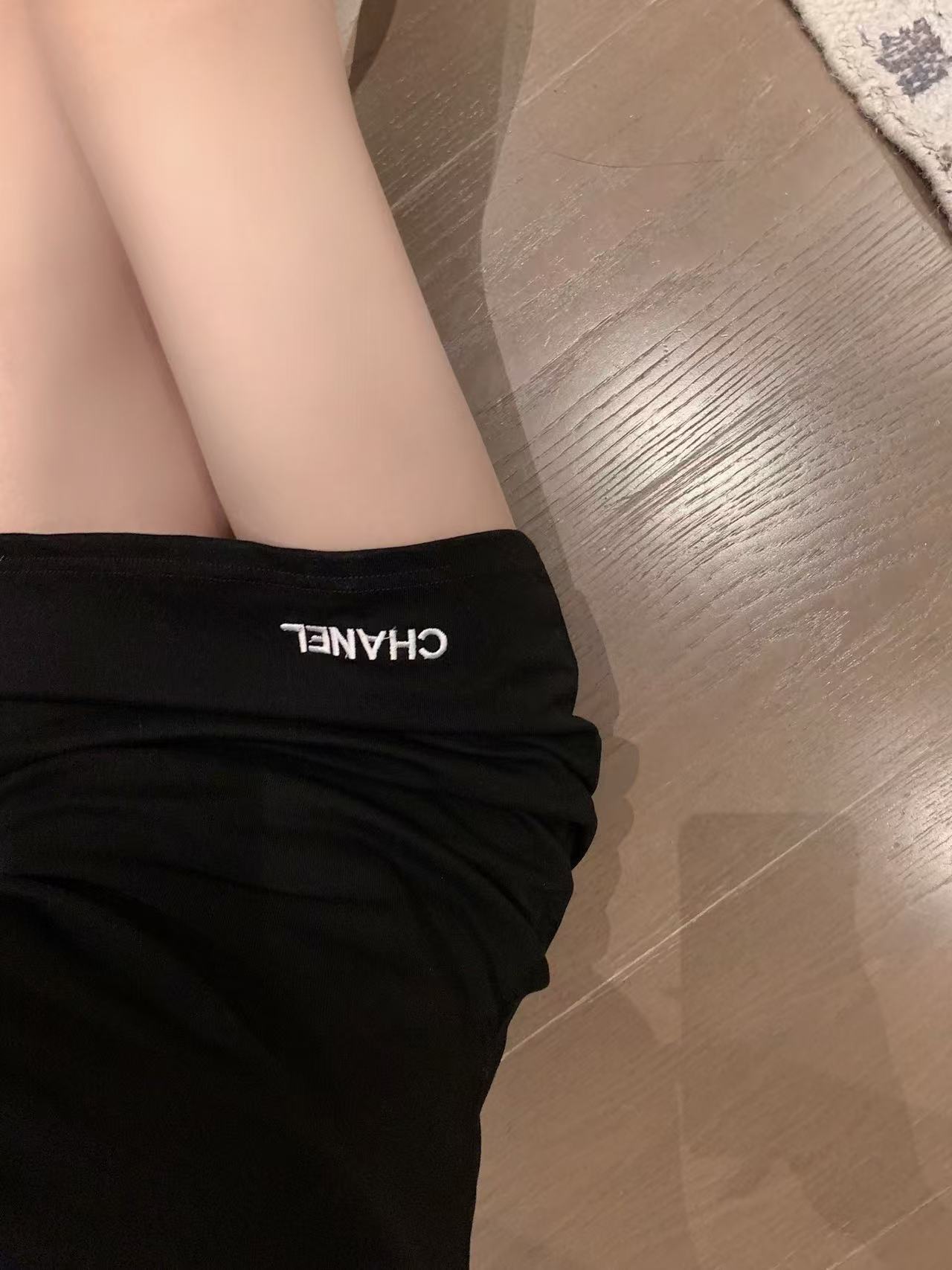 CHANE1 ダブルC 半袖ドレス【50％割引+送料無料】