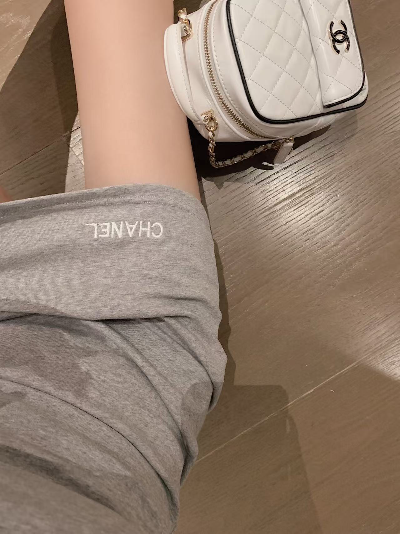 CHANE1 ダブルC 半袖ドレス【50％割引+送料無料】