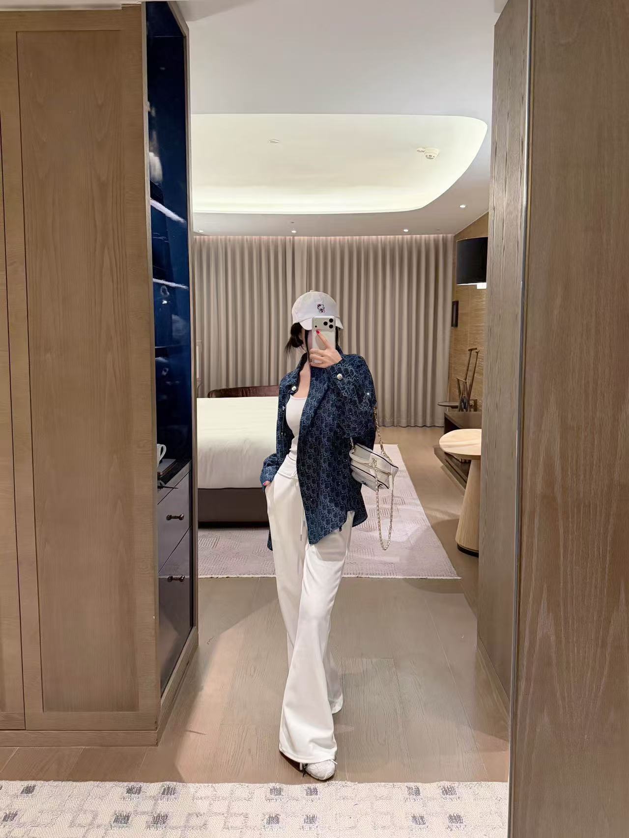 DIOR ジャカード デニムシャツ【50％割引+送料無料】