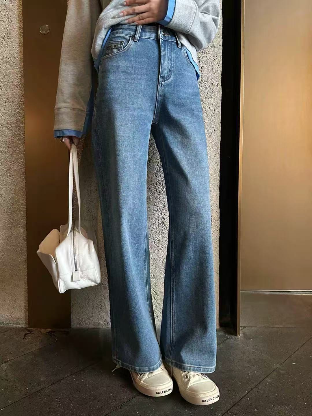 DIOR高品質刺繍 レター ジーンズ【50％割引+送料無料】【50％割引+送料無料】