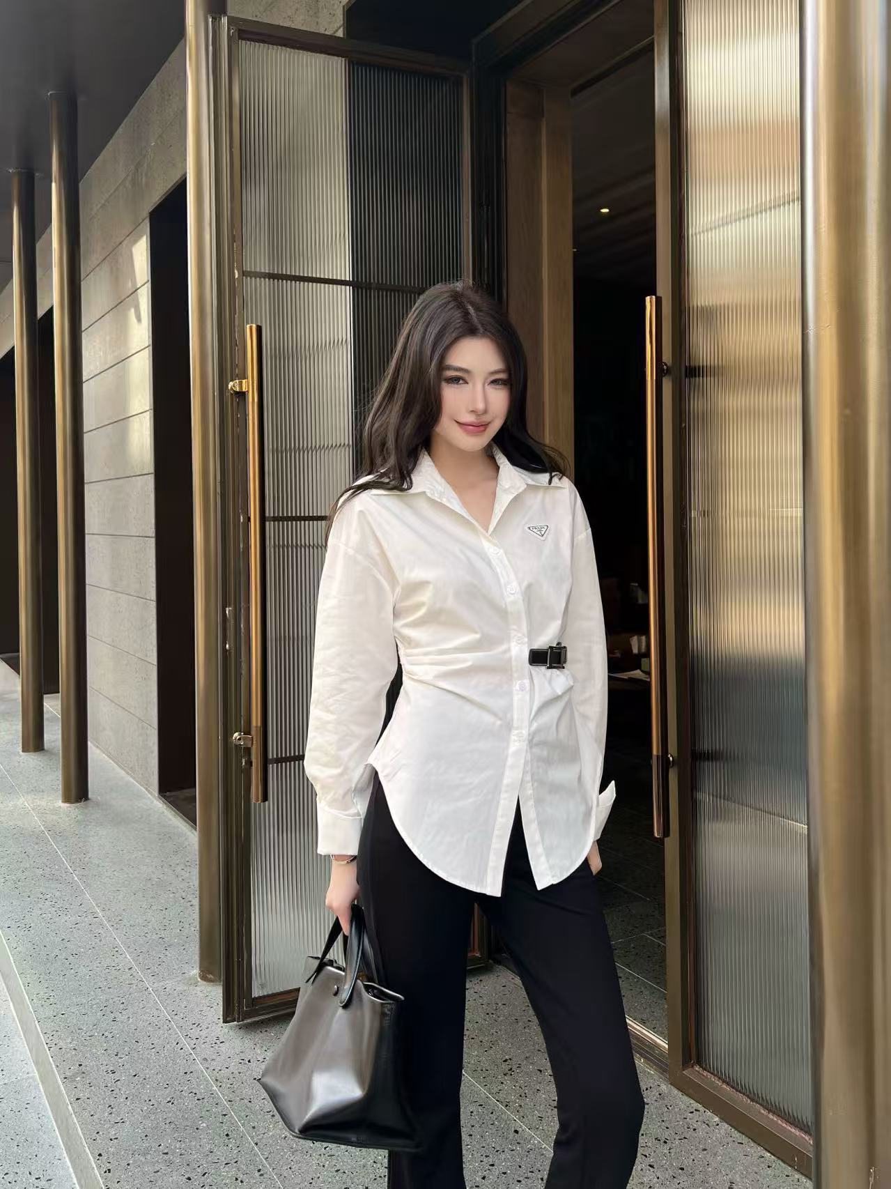 PR4DA 高品質レザーボタンシャツ【50％割引+送料無料】