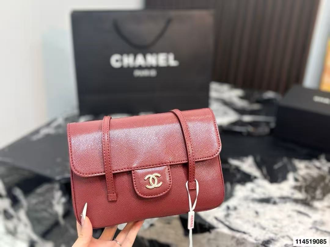 CHANE1 ミニマリスト ダブルC アンダーアームバッグ【50％割引+送料無料】