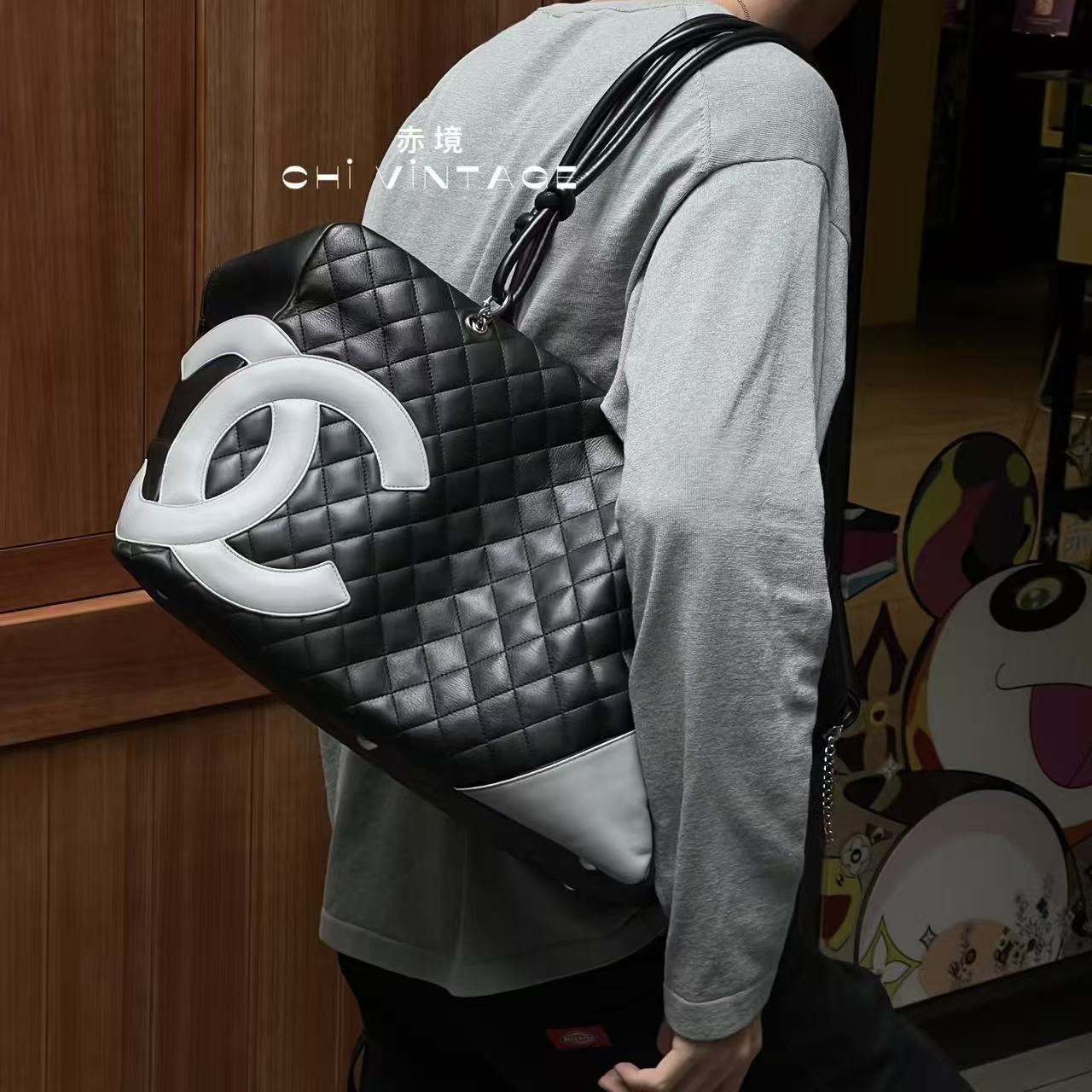 CHANE1 ダブルC ハンドバッグ【50％割引+送料無料】