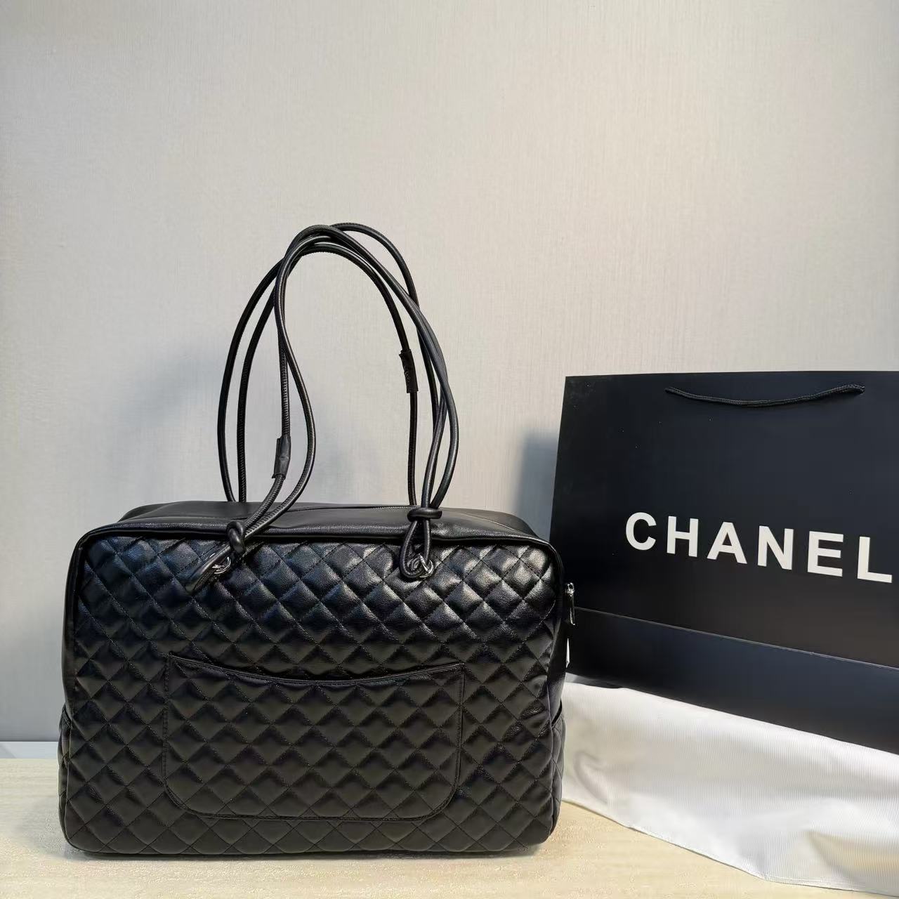 CHANE1 ダブルC ハンドバッグ【50％割引+送料無料】