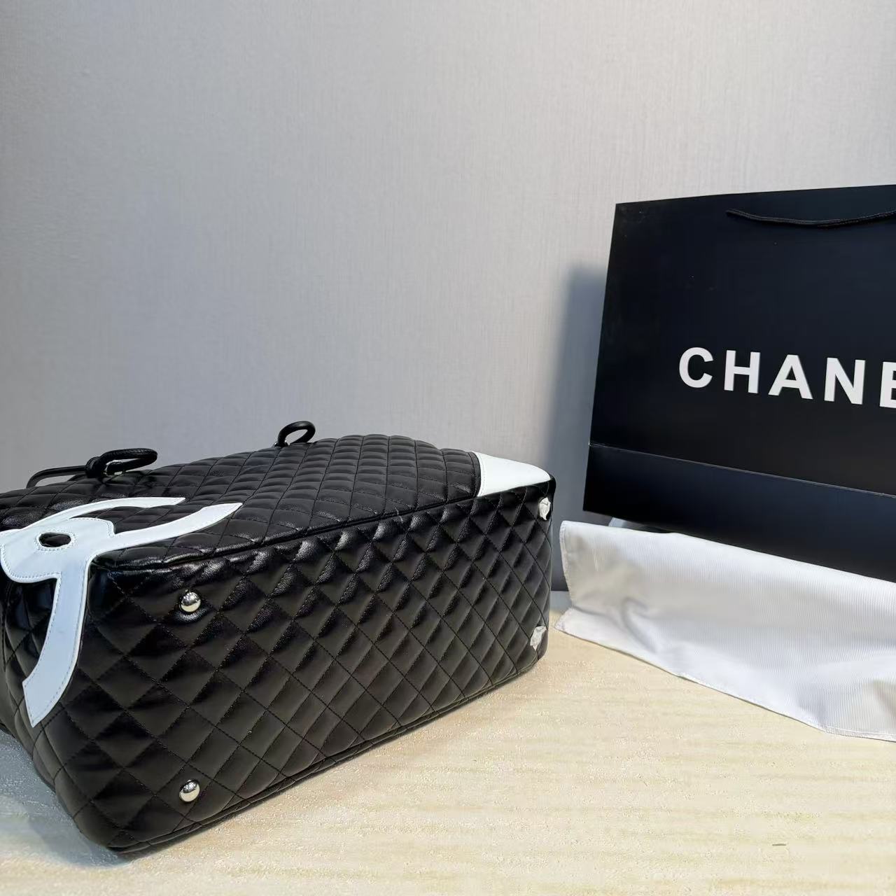 CHANE1 ダブルC ハンドバッグ【50％割引+送料無料】