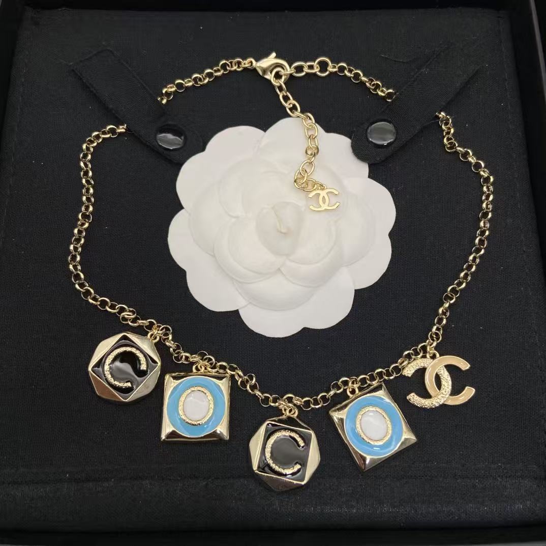 CHANE1 COCO ダブルCネックレス【50％割引+送料無料】