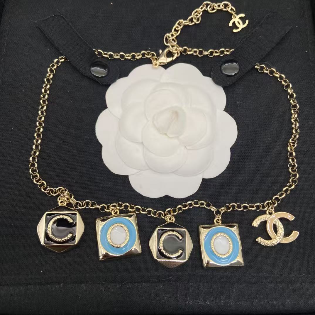 CHANE1 COCO ダブルCネックレス【50％割引+送料無料】