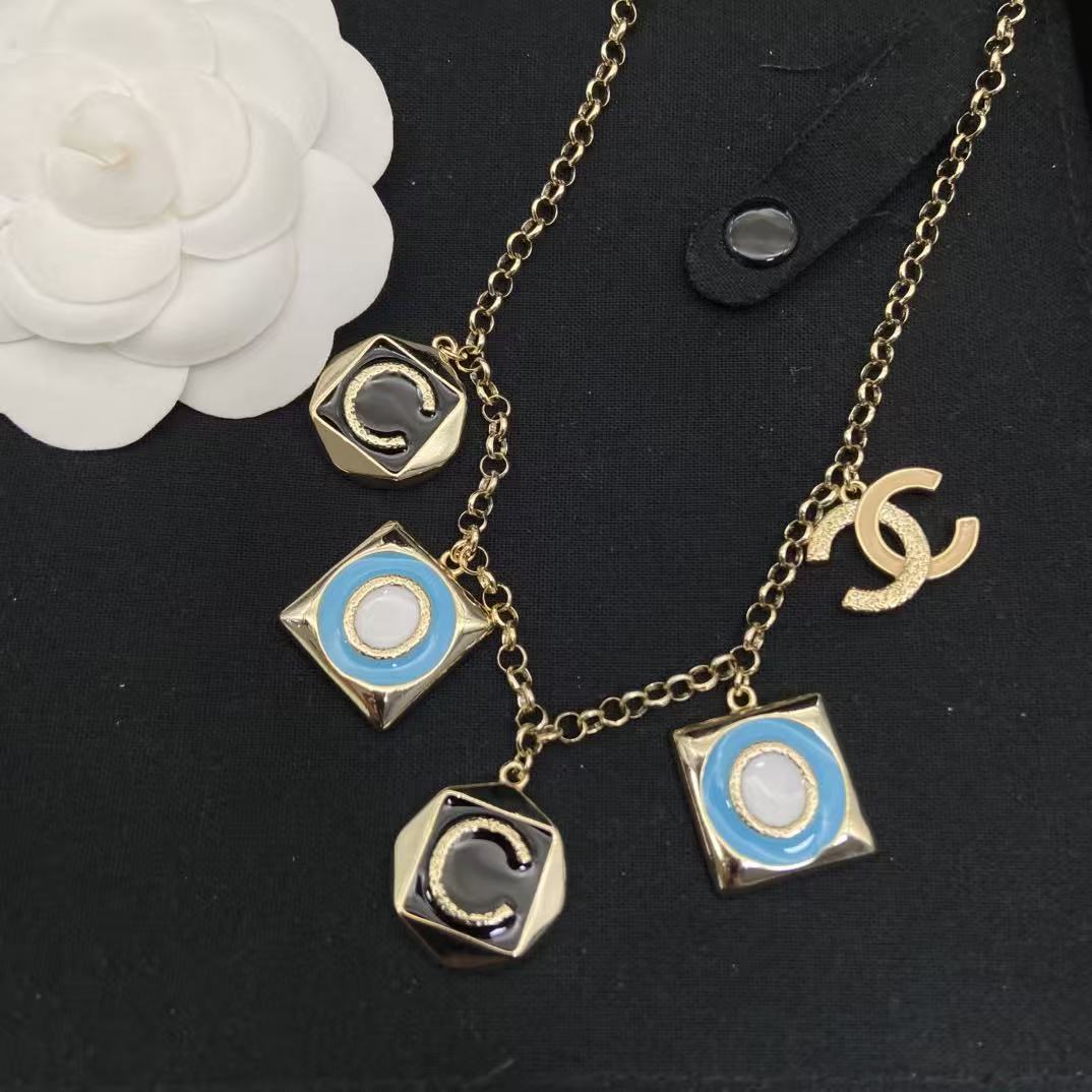 CHANE1 COCO ダブルCネックレス【50％割引+送料無料】