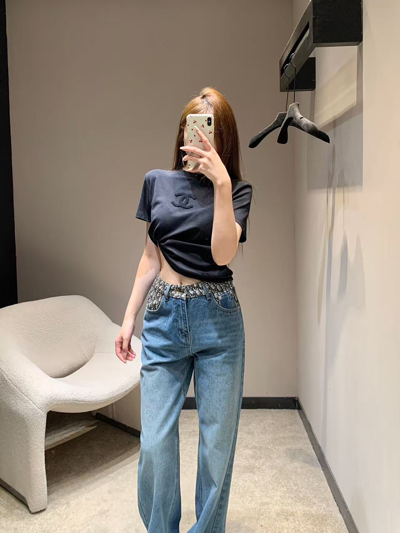 DI0Rストレートレッグジーンズ【50％割引+送料無料】