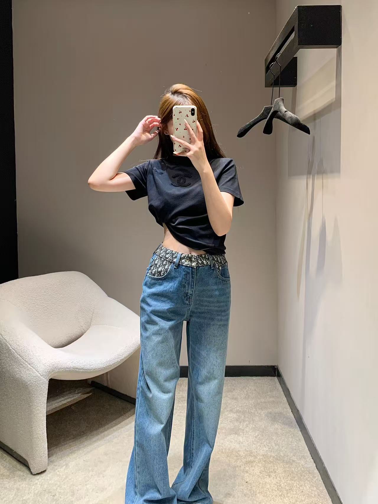 DI0Rストレートレッグジーンズ【50％割引+送料無料】