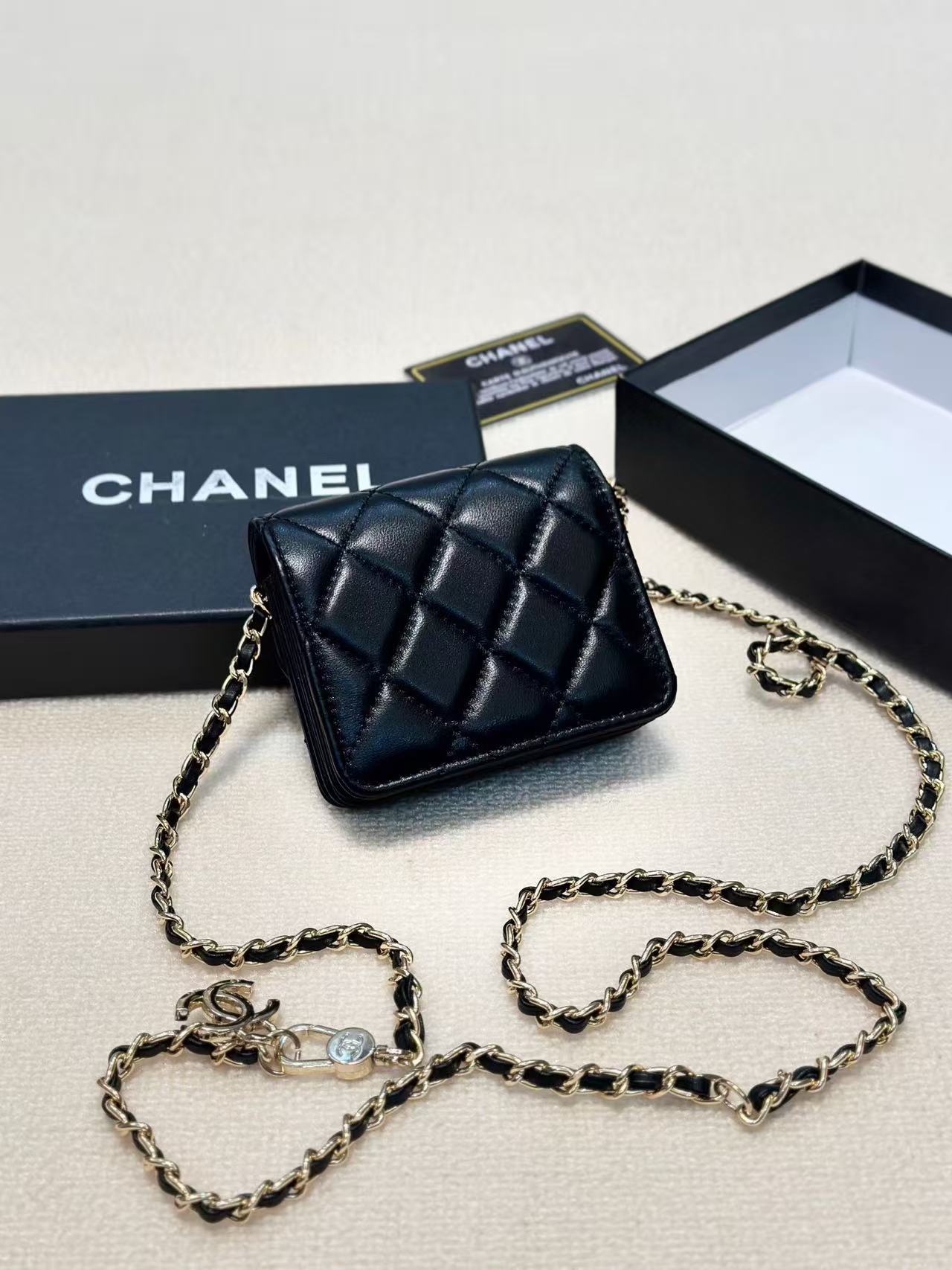 CHANE1 ラムスキンチェーンバッグ【50％割引+送料無料】