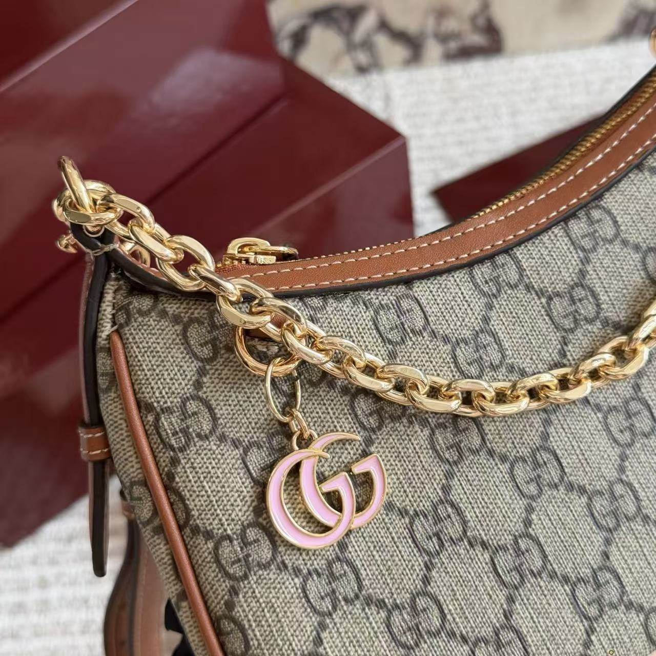 GUCC1 ジャカード アンダーアーム 麻雀バッグ【50％割引+送料無料】