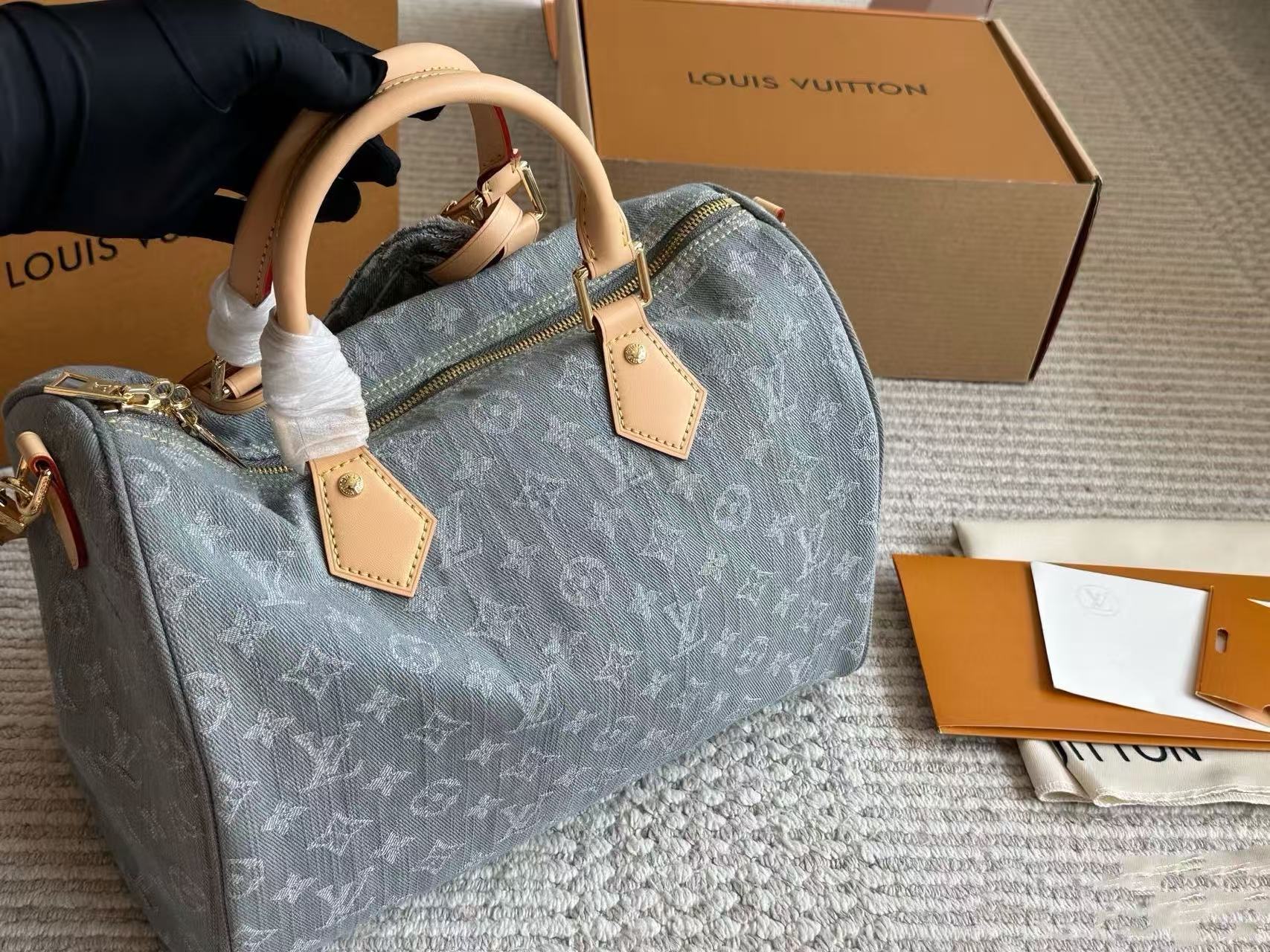 LV Speedyデニムハンドバッグ【50％割引+送料無料】