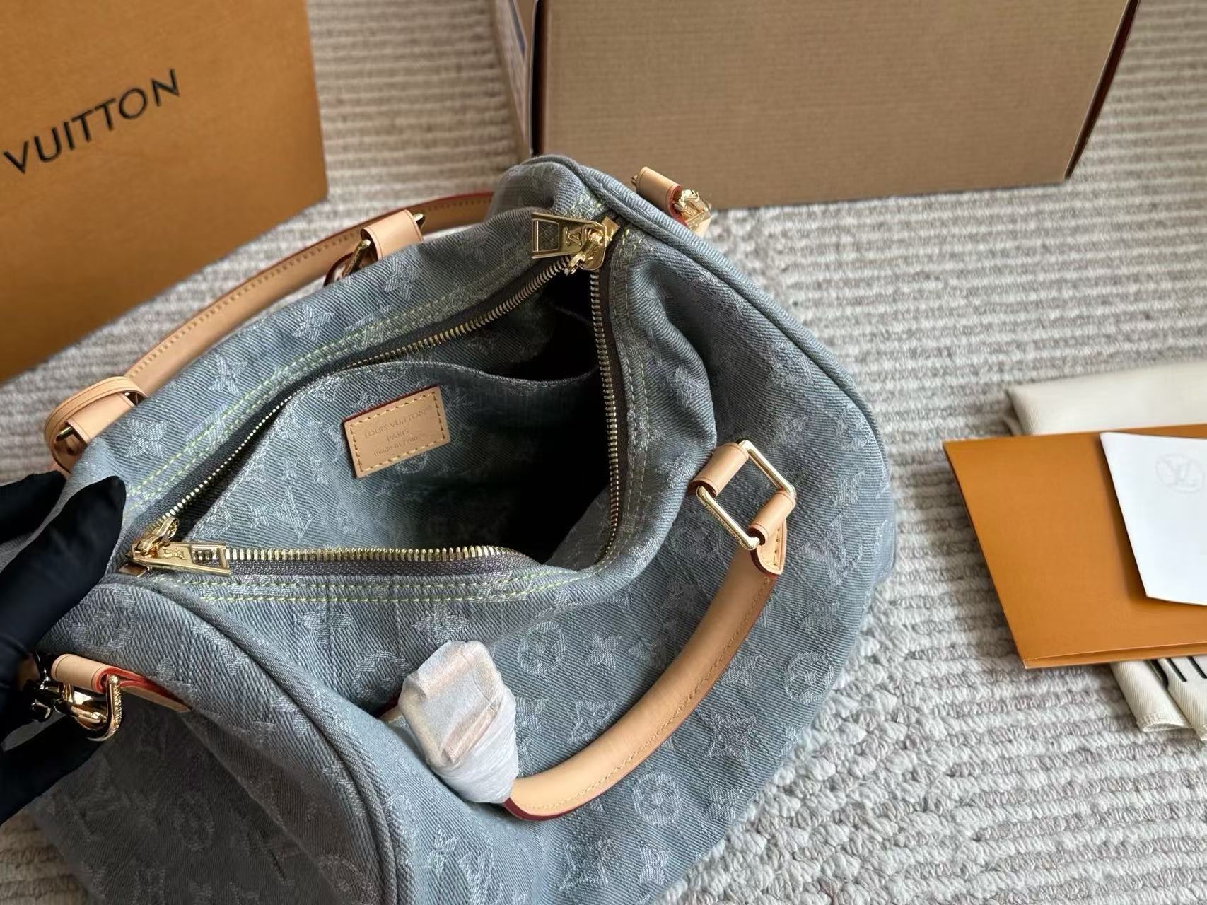 LV Speedyデニムハンドバッグ【50％割引+送料無料】