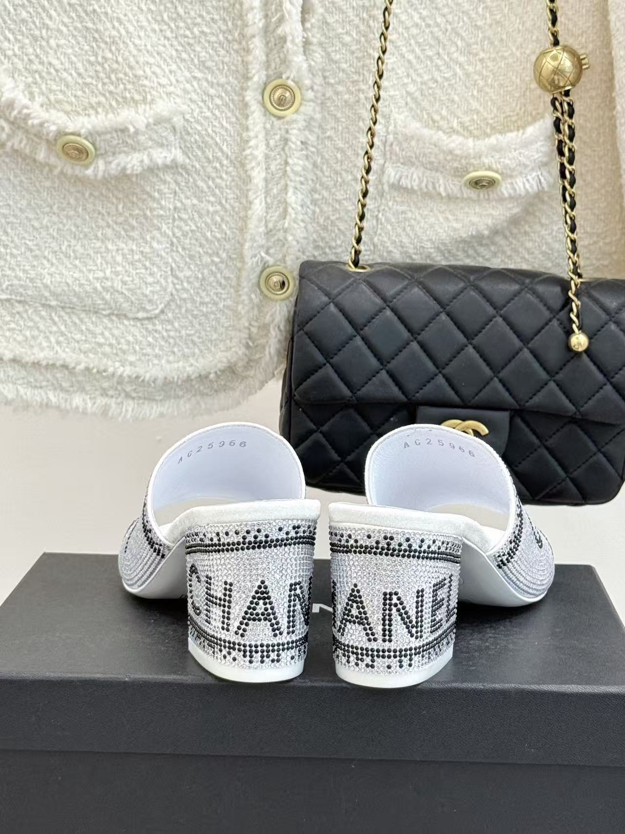 CHANE1 高品質ラインストーンレターハイヒール【50％割引+送料無料】