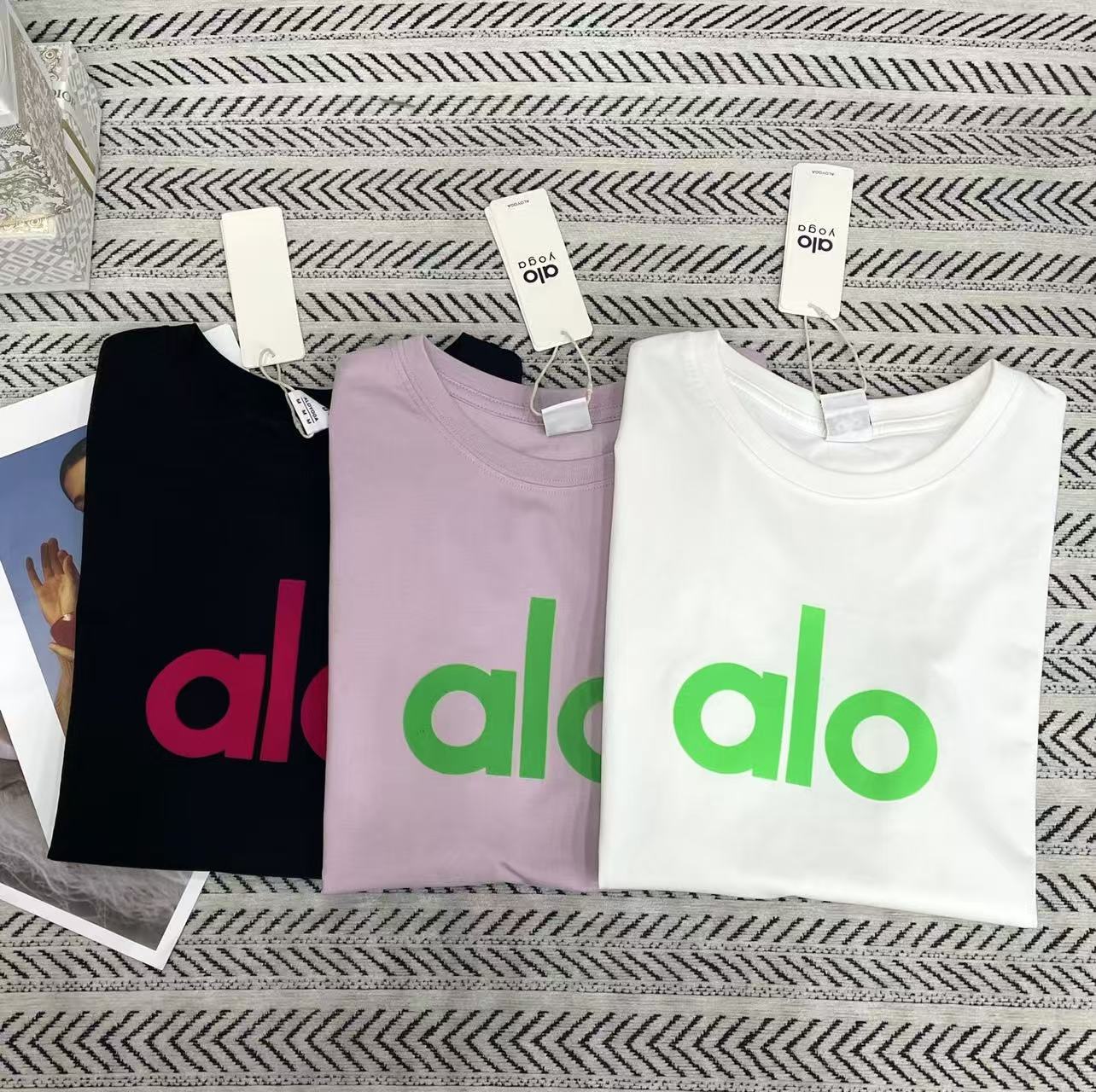 alo シンプルTシャツ【50％割引+送料無料】