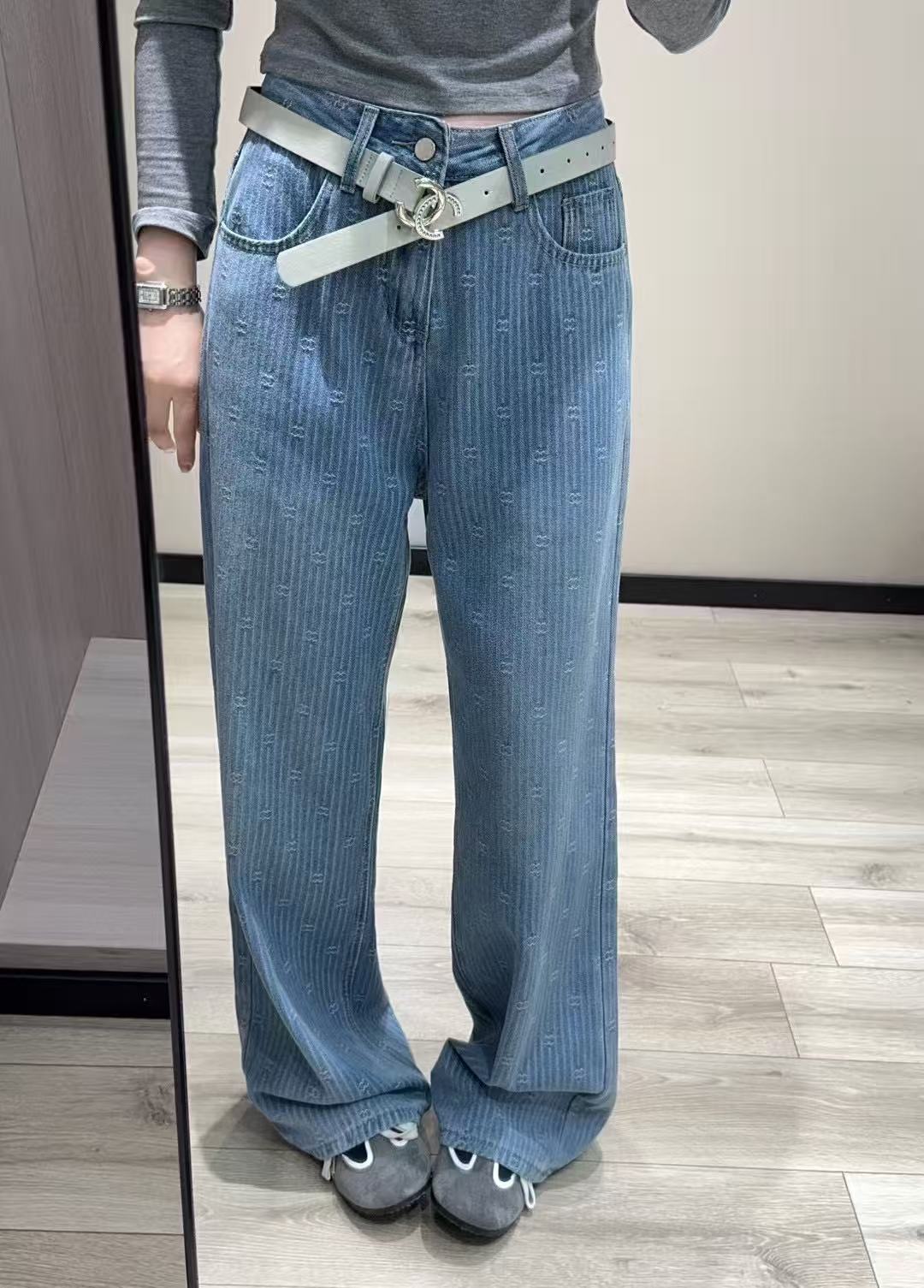 CHANE1 ダブルCジーンズ【50％割引+送料無料】