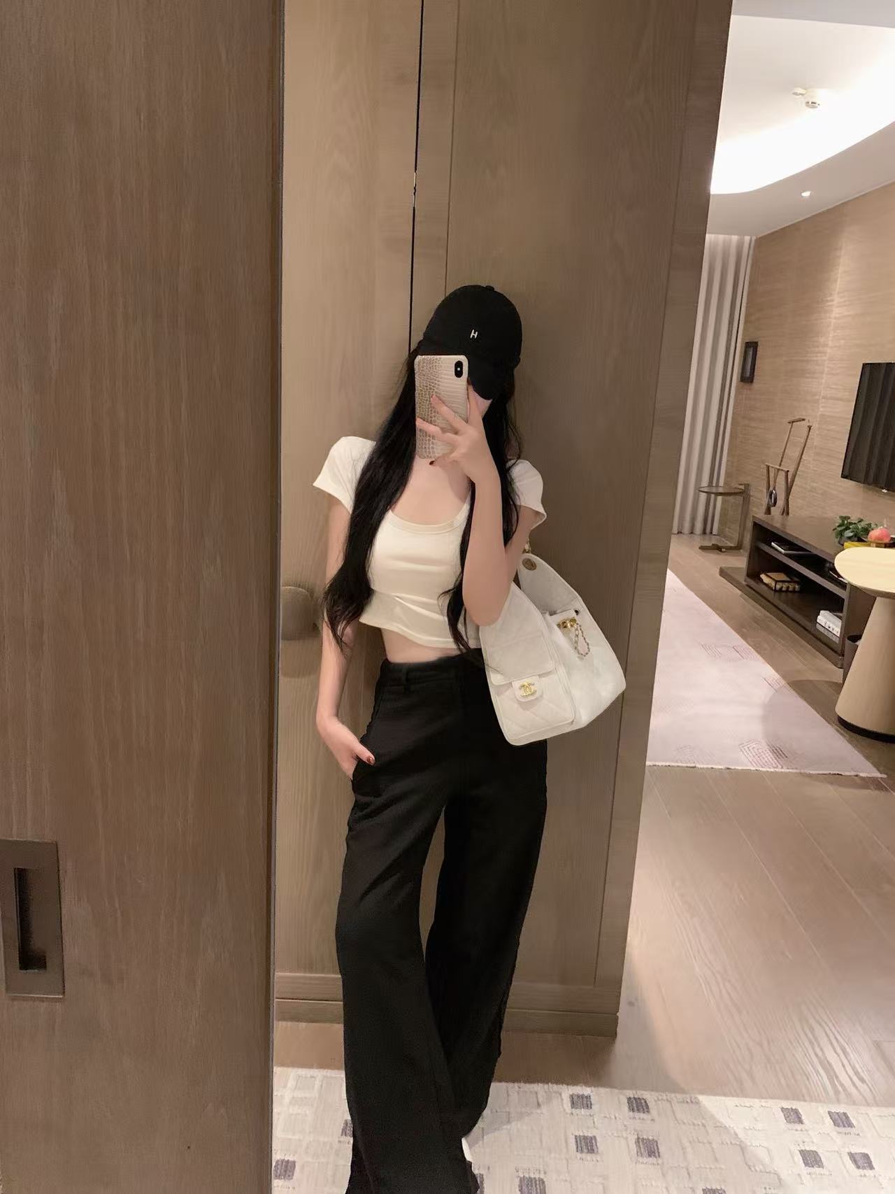 CHANE1 レースストレートレッグカジュアルパンツ【50％割引+送料無料】