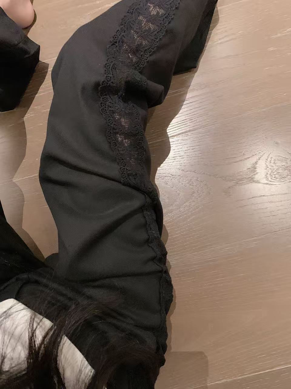 CHANE1 レースストレートレッグカジュアルパンツ【50％割引+送料無料】