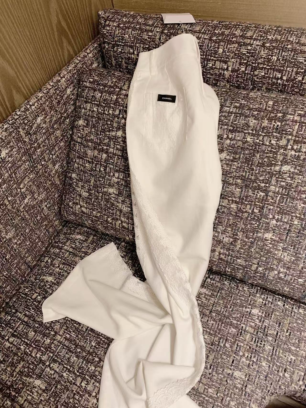 CHANE1 レースストレートレッグカジュアルパンツ【50％割引+送料無料】