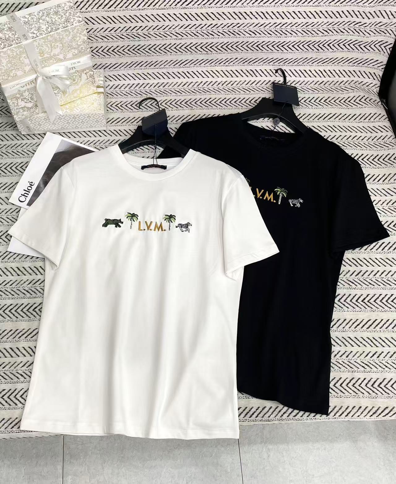 LV ココナッツツリー エンブロイダリー レター Tシャツ【50％割引+送料無料】