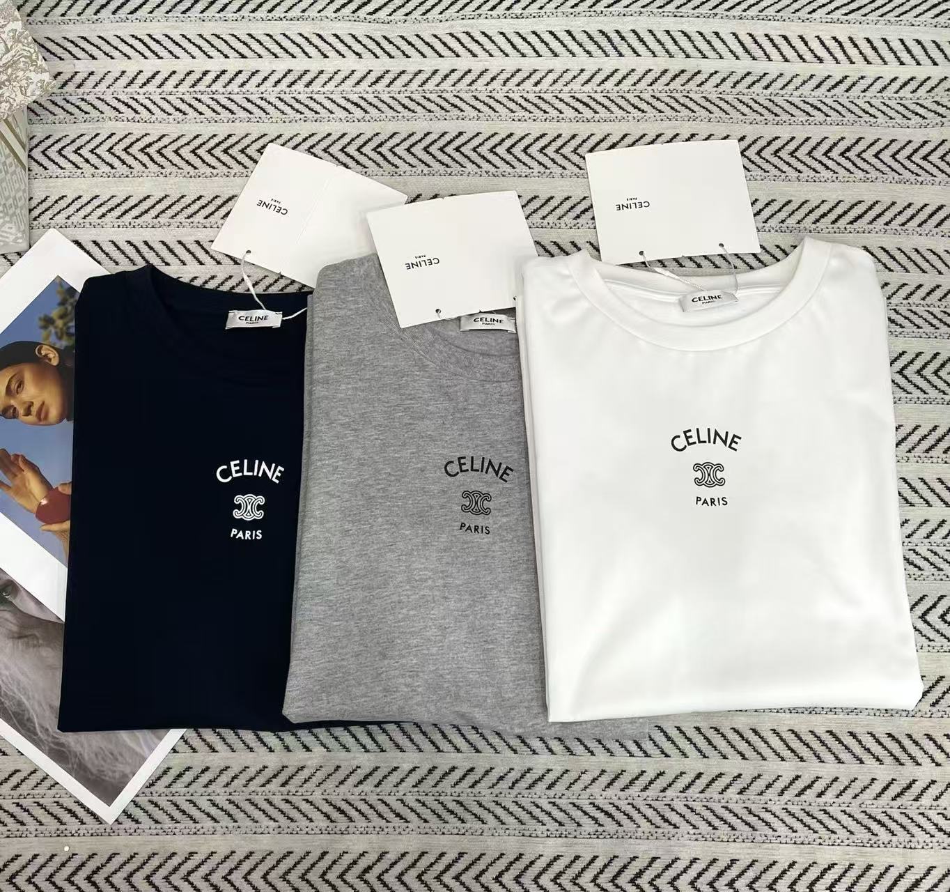 CEL1NE 凱旋門レターTシャツ【50％割引+送料無料】