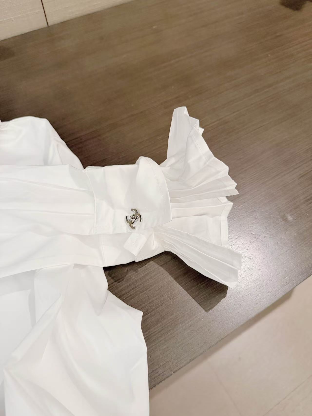 CHANE1 ダブルCボタンシャツ【50％割引+送料無料】