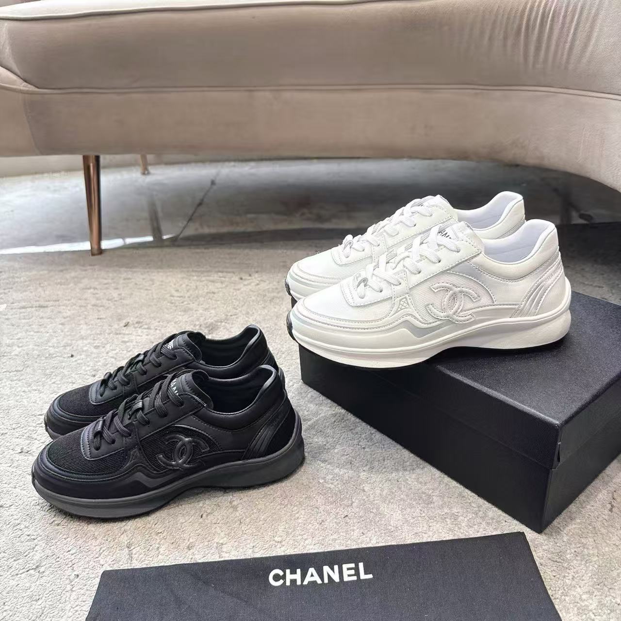 CHANE1 高品質ダブルCカジュアルシューズ【50％割引+送料無料】