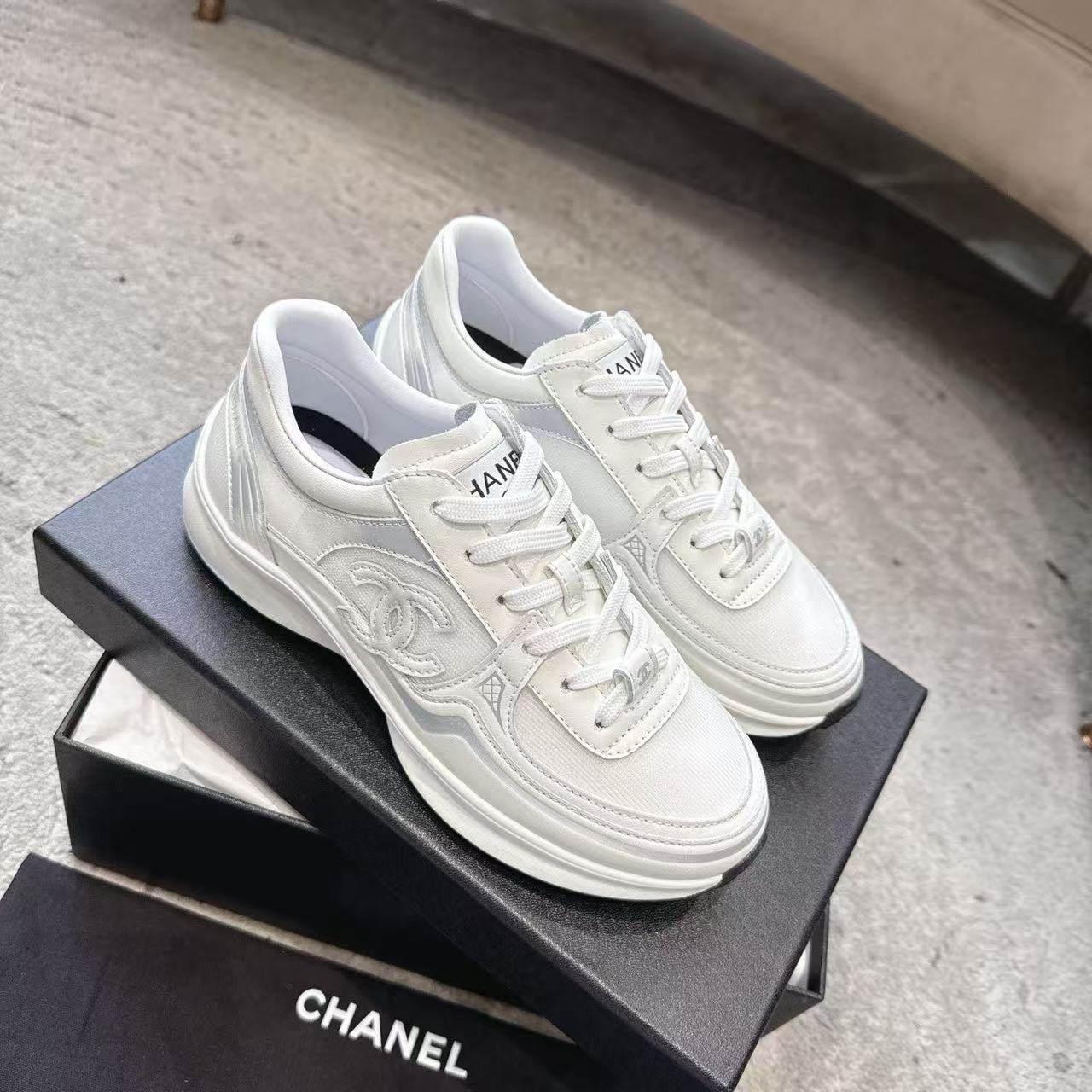 CHANE1 高品質ダブルCカジュアルシューズ【50％割引+送料無料】