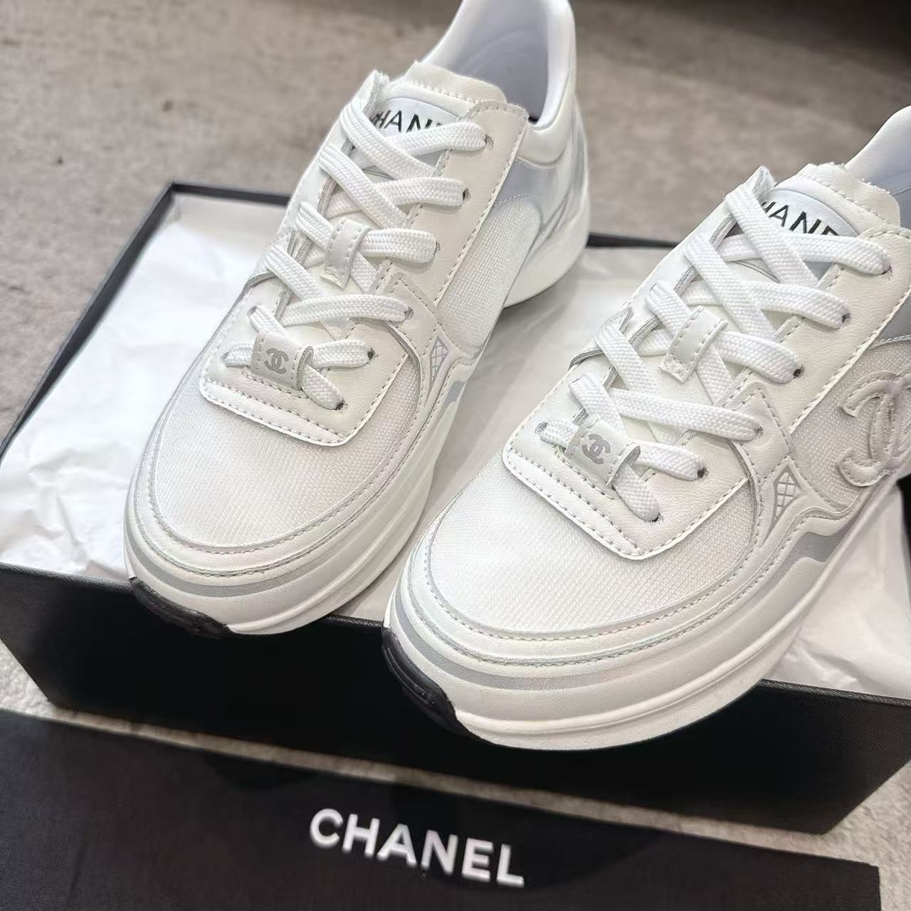 CHANE1 高品質ダブルCカジュアルシューズ【50％割引+送料無料】