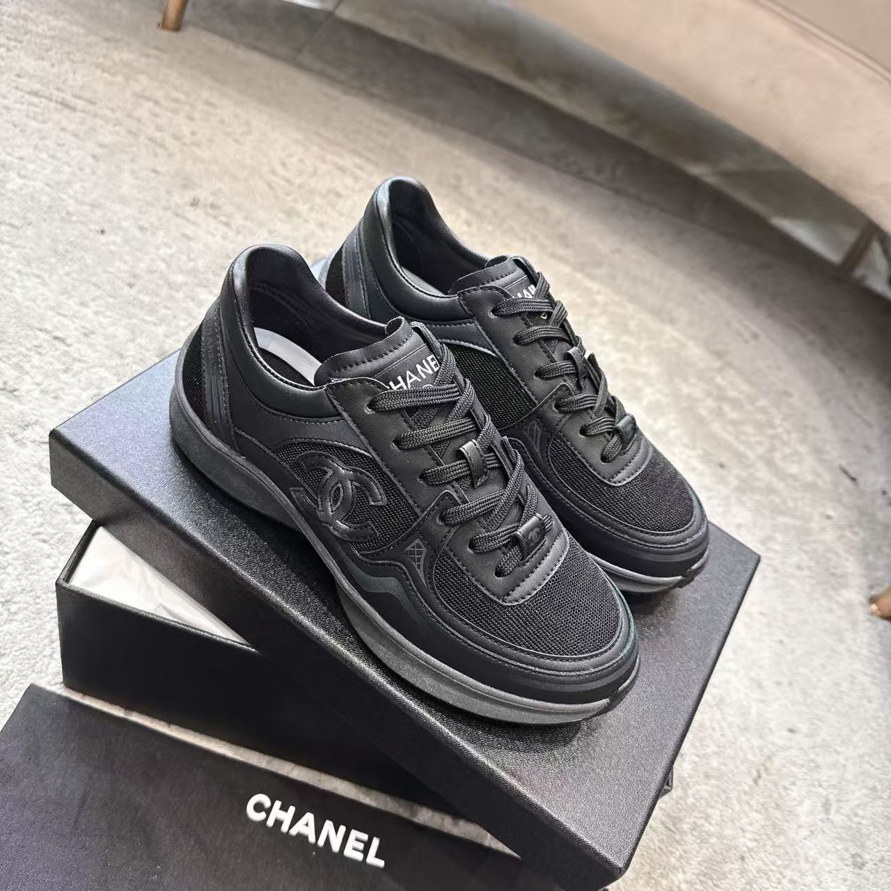 CHANE1 高品質ダブルCカジュアルシューズ【50％割引+送料無料】