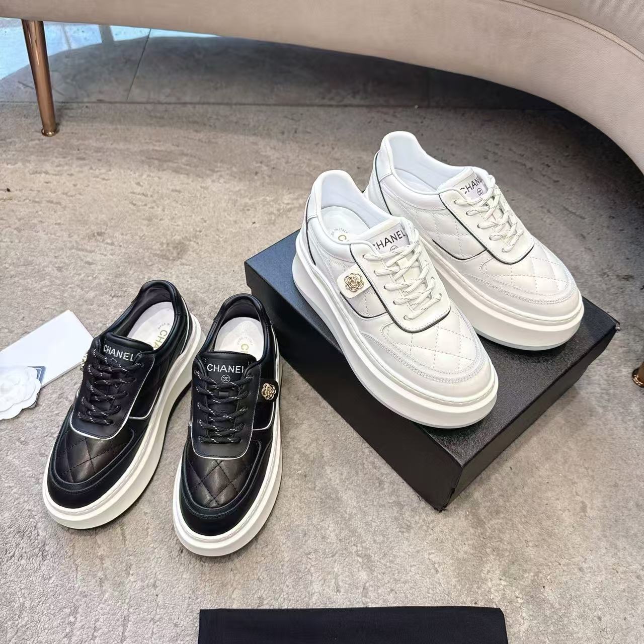 CHANE1 高品質パンダ厚底カジュアルシューズ【50％割引+送料無料】