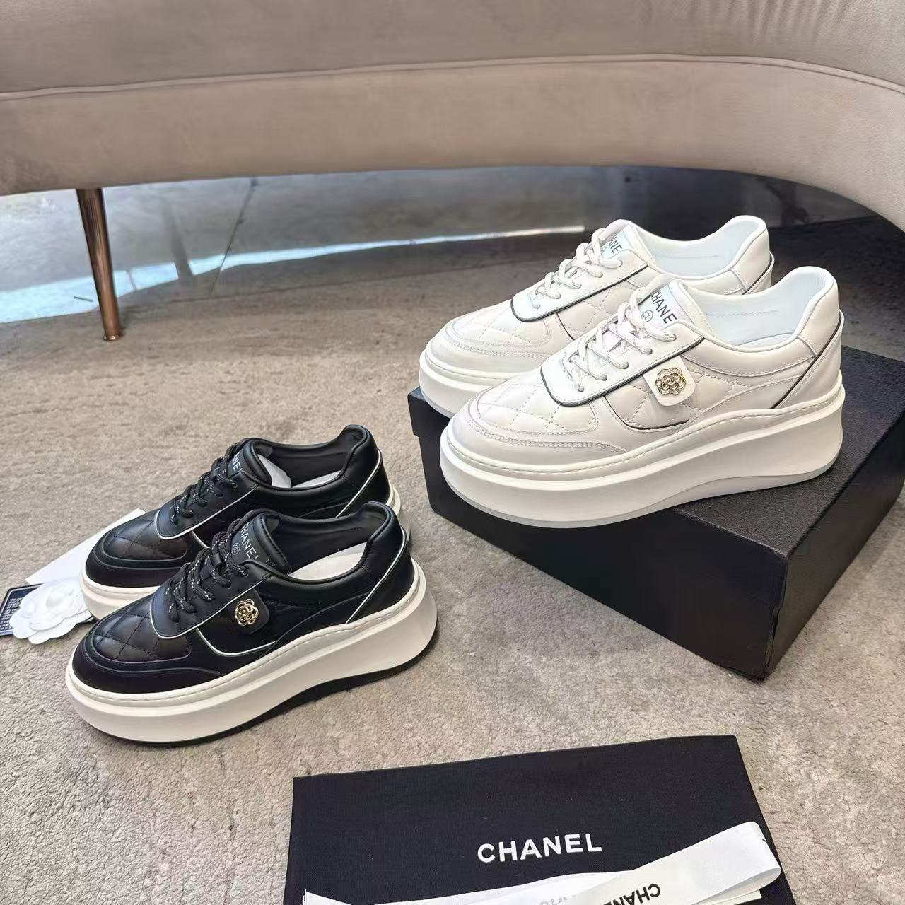 CHANE1 高品質パンダ厚底カジュアルシューズ【50％割引+送料無料】