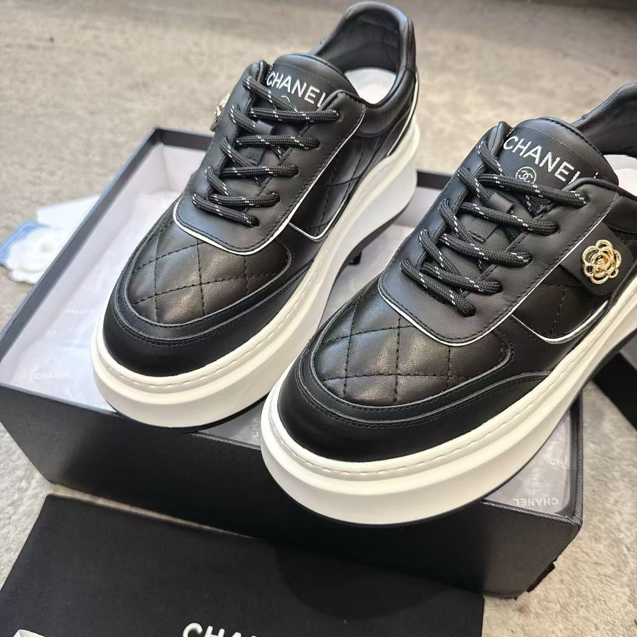 CHANE1 高品質パンダ厚底カジュアルシューズ【50％割引+送料無料】