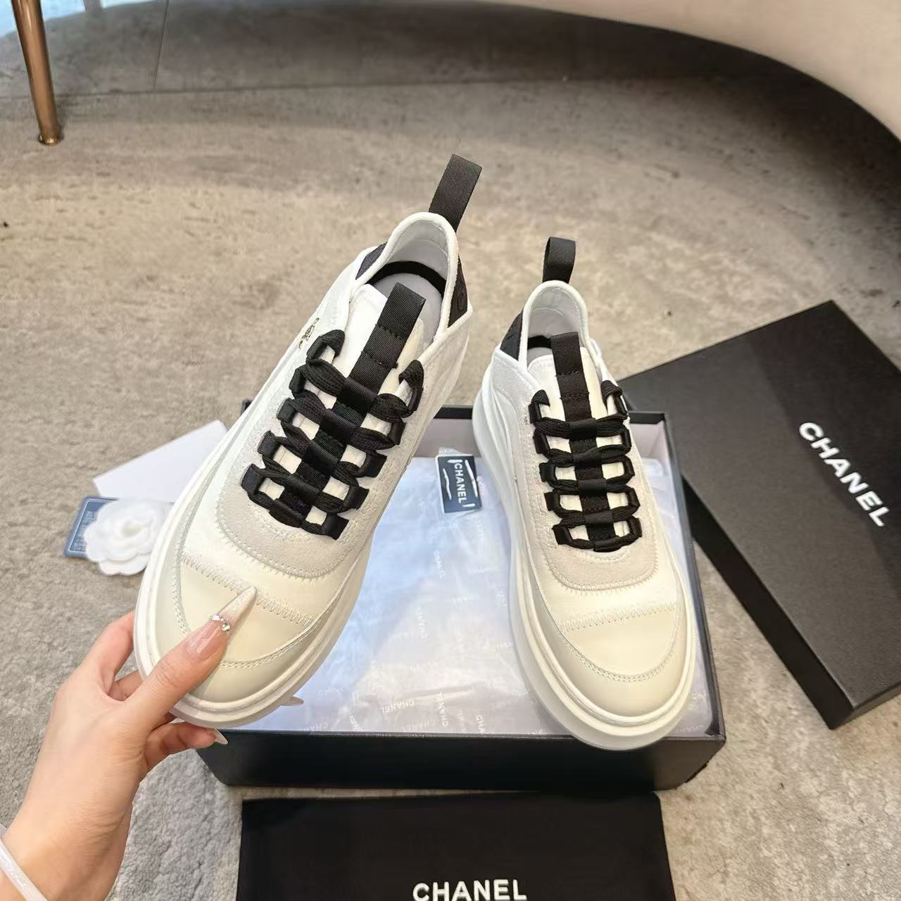 CHANE1 高品質パンダカラーブロックカジュアルシューズ【50％割引+送料無料】