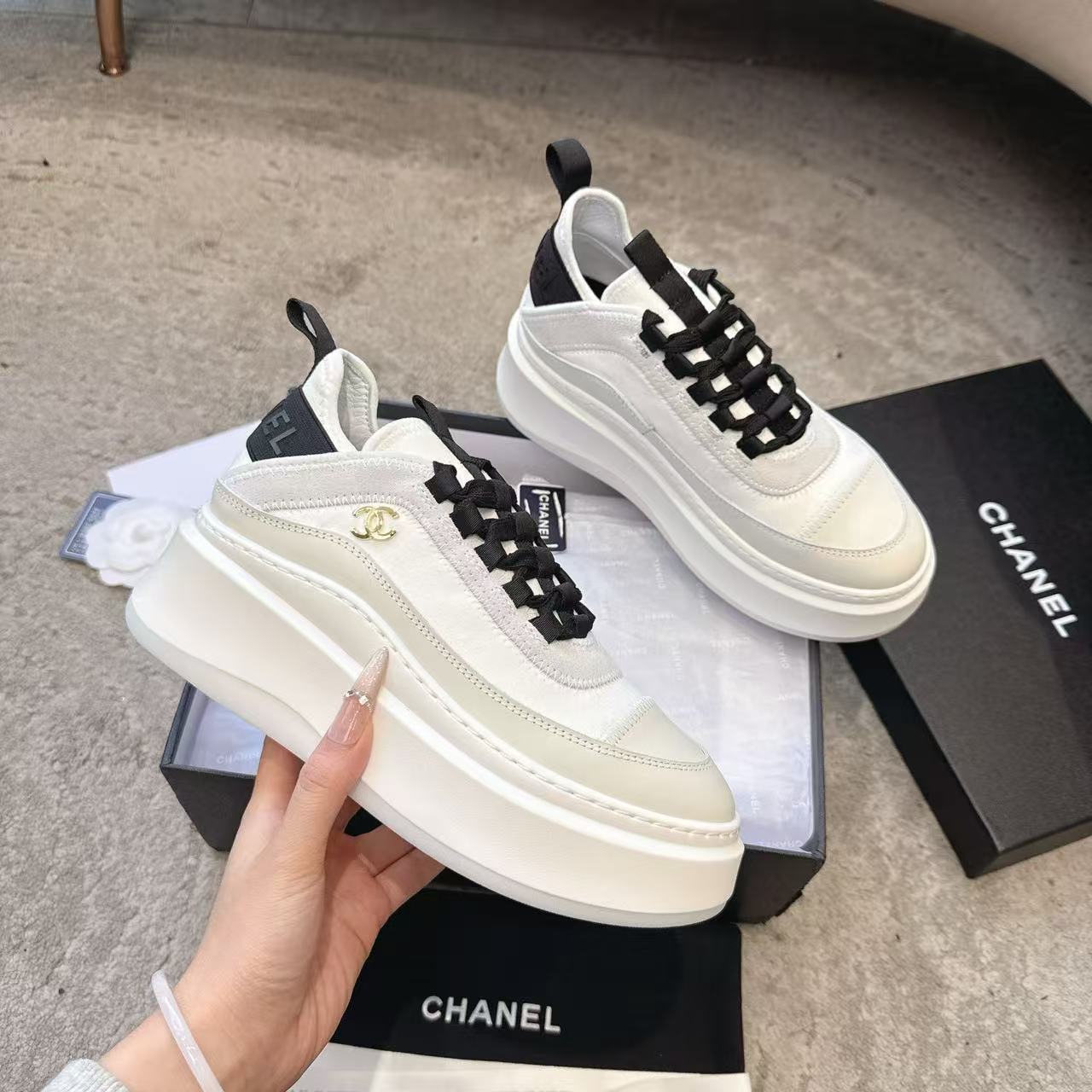 CHANE1 高品質パンダカラーブロックカジュアルシューズ【50％割引+送料無料】