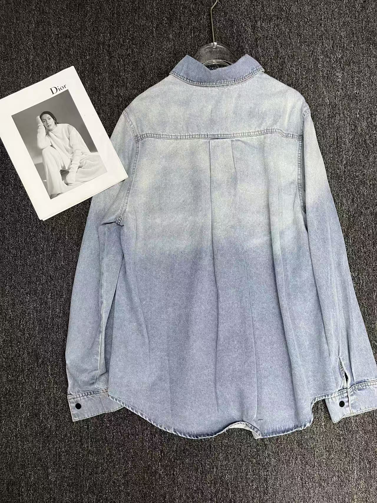 CHANE1 ダブルC テンセルシャツ【50％割引+送料無料】