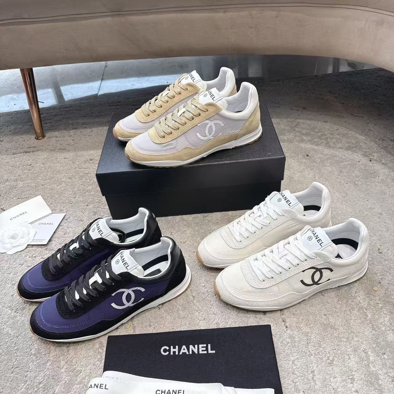 CHANE1 高品質ダブルCカジュアルシューズ【50％割引+送料無料】