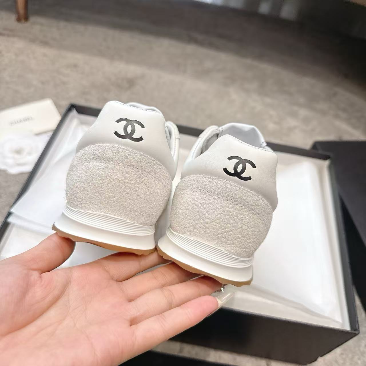 CHANE1 高品質ダブルCカジュアルシューズ【50％割引+送料無料】