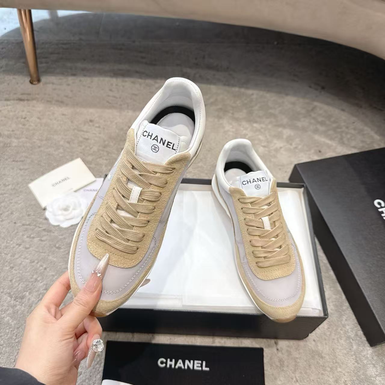 CHANE1 高品質ダブルCカジュアルシューズ【50％割引+送料無料】