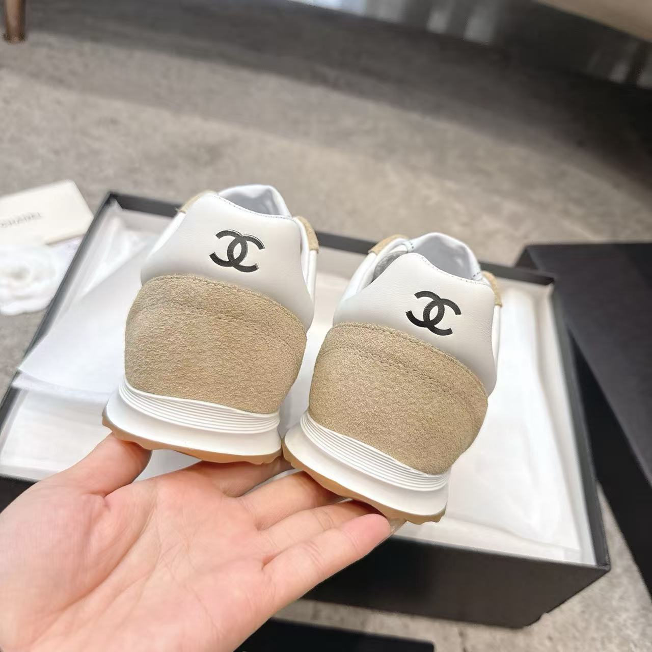 CHANE1 高品質ダブルCカジュアルシューズ【50％割引+送料無料】